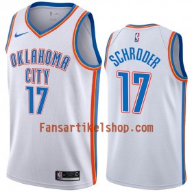 NBA Oklahoma City Thunder Trikot Dennis Schroder 17 Nike 2019-2020 Association Edition Swingman - Herren